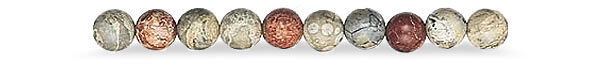 Flower Jasper Gemstone Beads